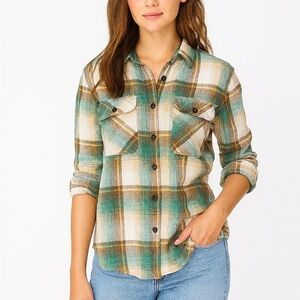 Women’s Plaid Button Down Shirt
